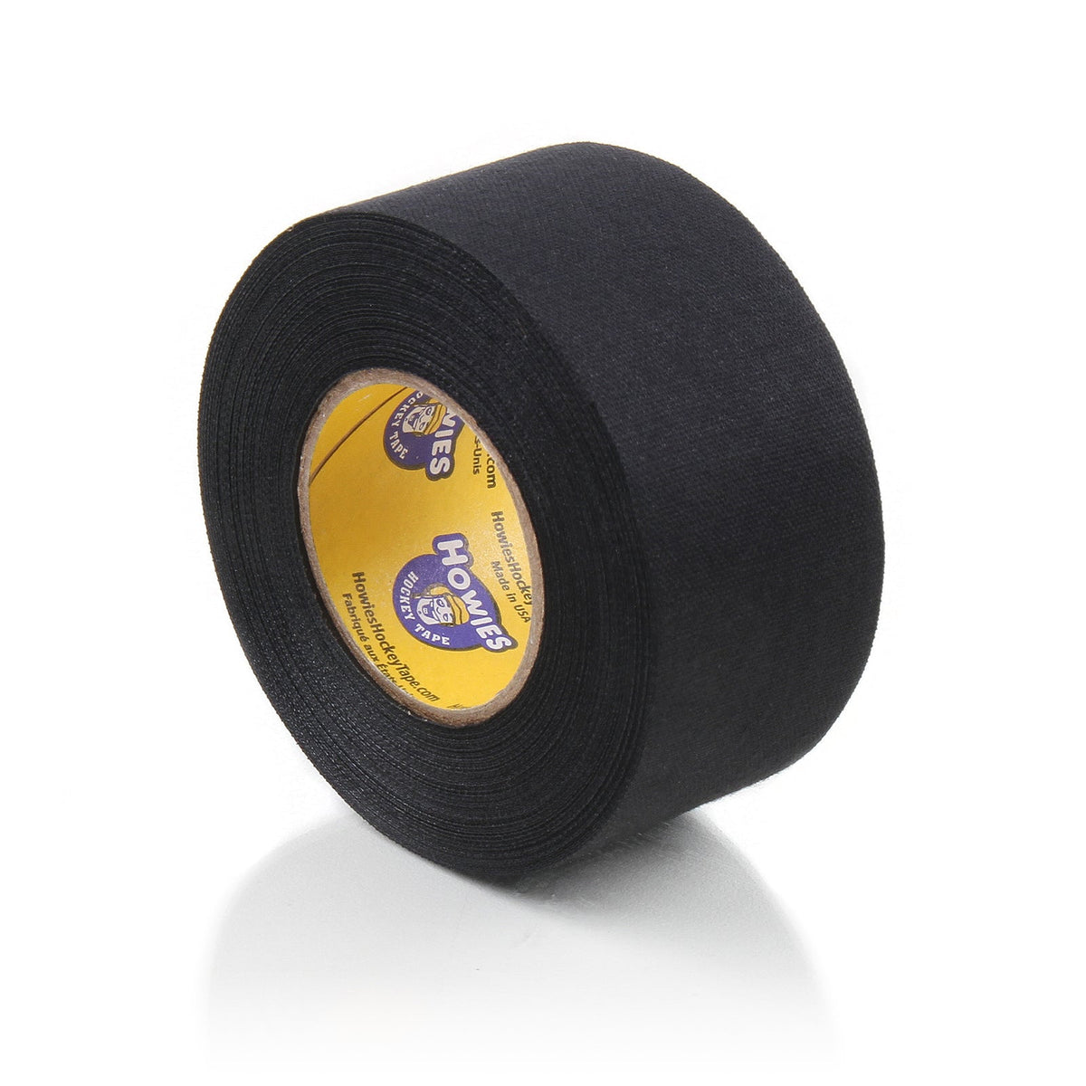 Howies 1.5" Black Cloth Hockey Tape - 15 yd
