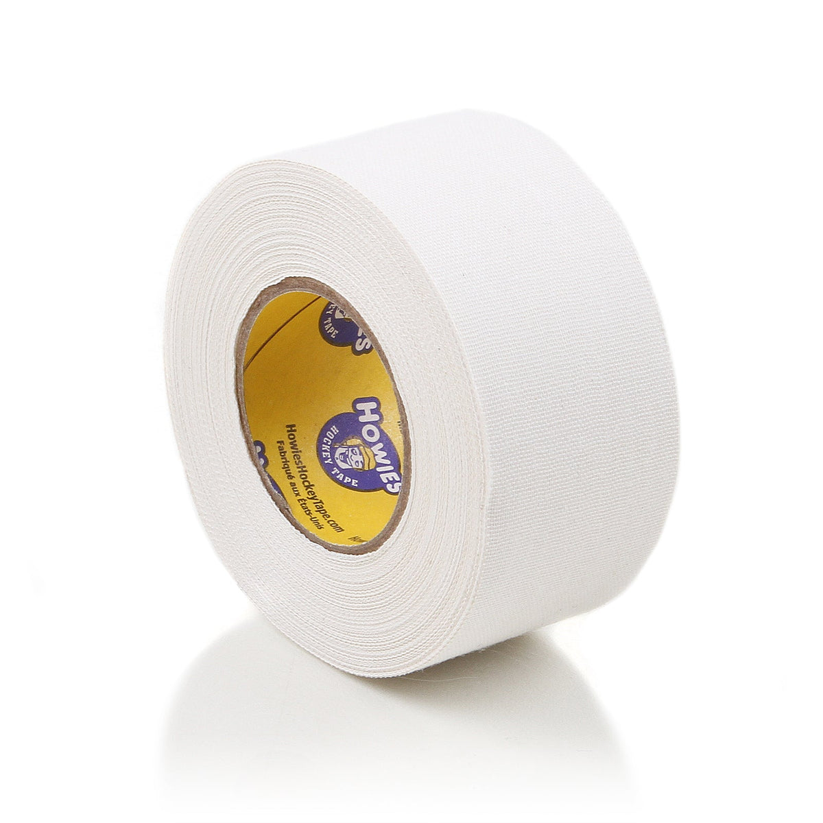 Howies 1.5" White Cloth Hockey Tape - 15 yd