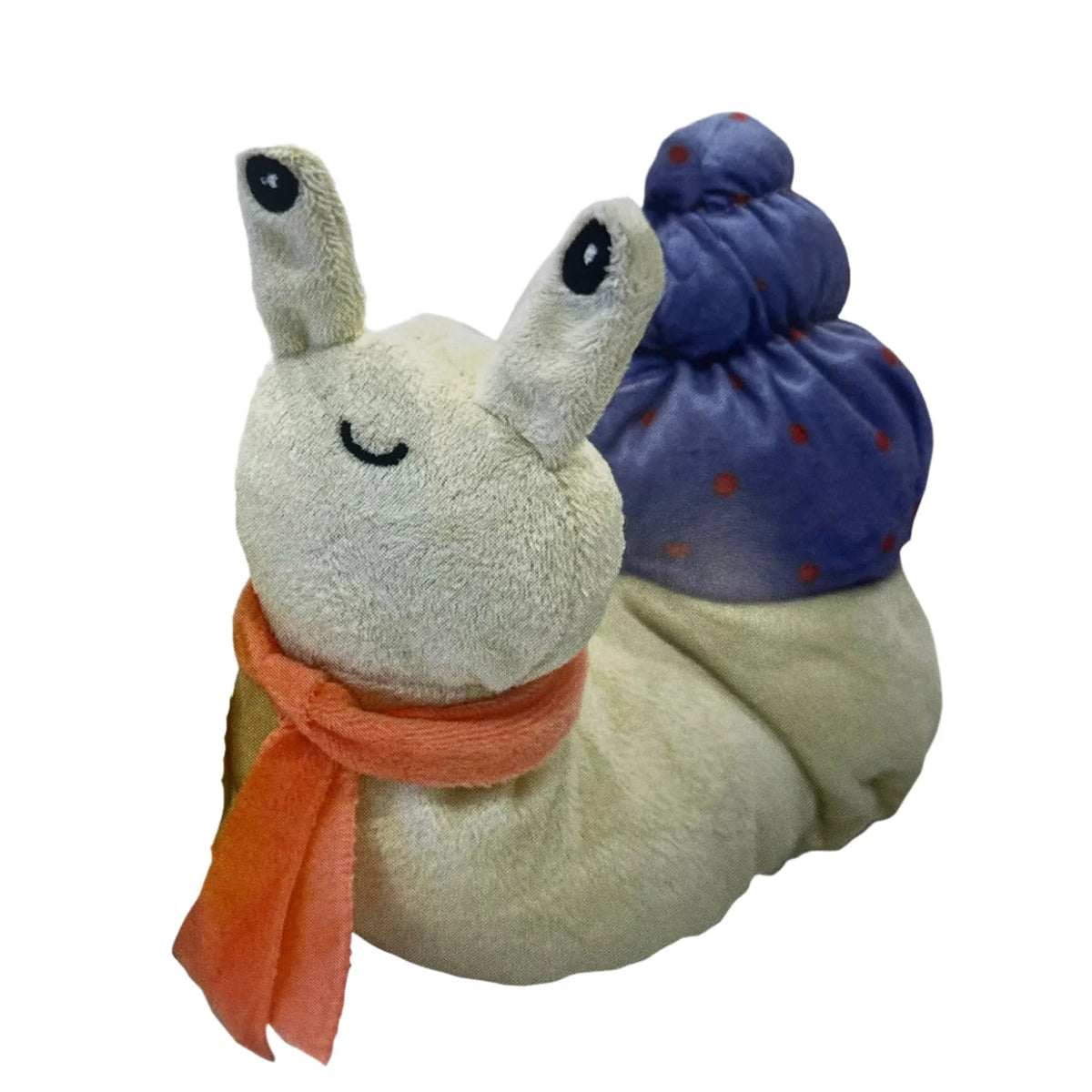 Jerry's Blade Buddies 1274 Purple Snail plush figure skate blade covers, original exact design photo, white background.