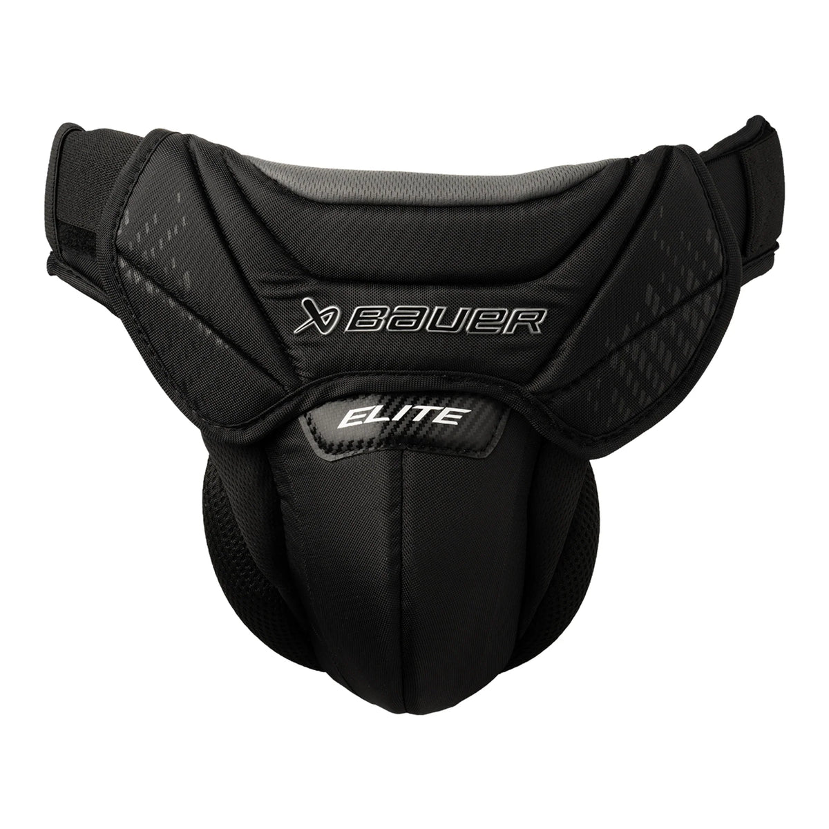 Bauer Elite Senior Goalie Jock (2025) – front product view, clean pure-white background, 2000 x 2000