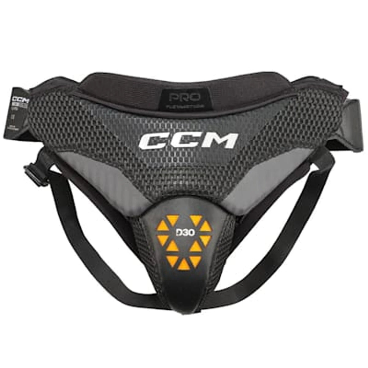 CCM Pro Senior Goalie Jock – product-only white-background front photo