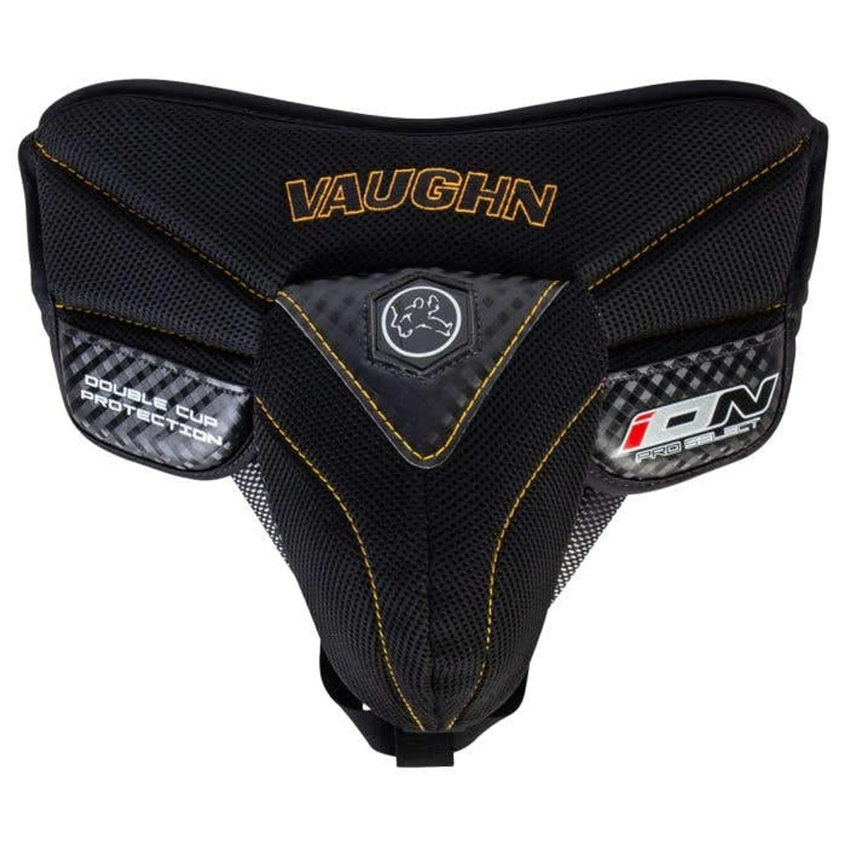 Vaughn ION Pro Select Senior Goalie Jock – clean front view, 2000 x 2000, white background