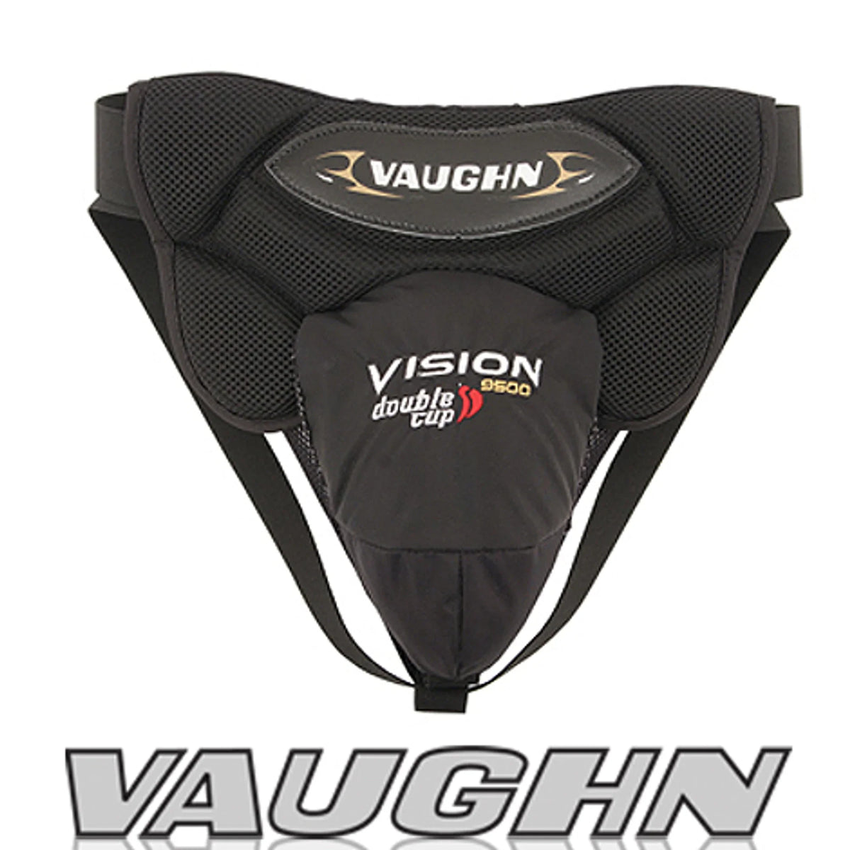 Vaughn 9500 Intermediate Goalie Jock – product-only white-background front photo