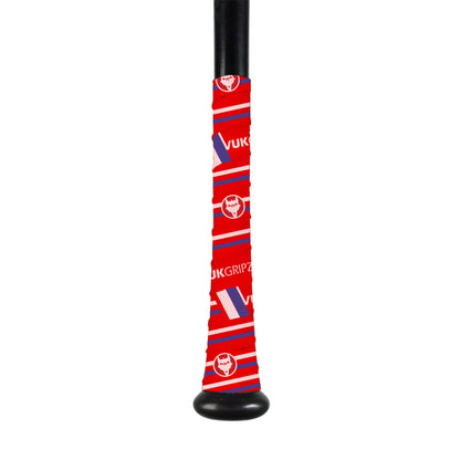 VukGripz Mach 1 Red White Blue Baseball Bat Grip Tape, genuine manufacturer model