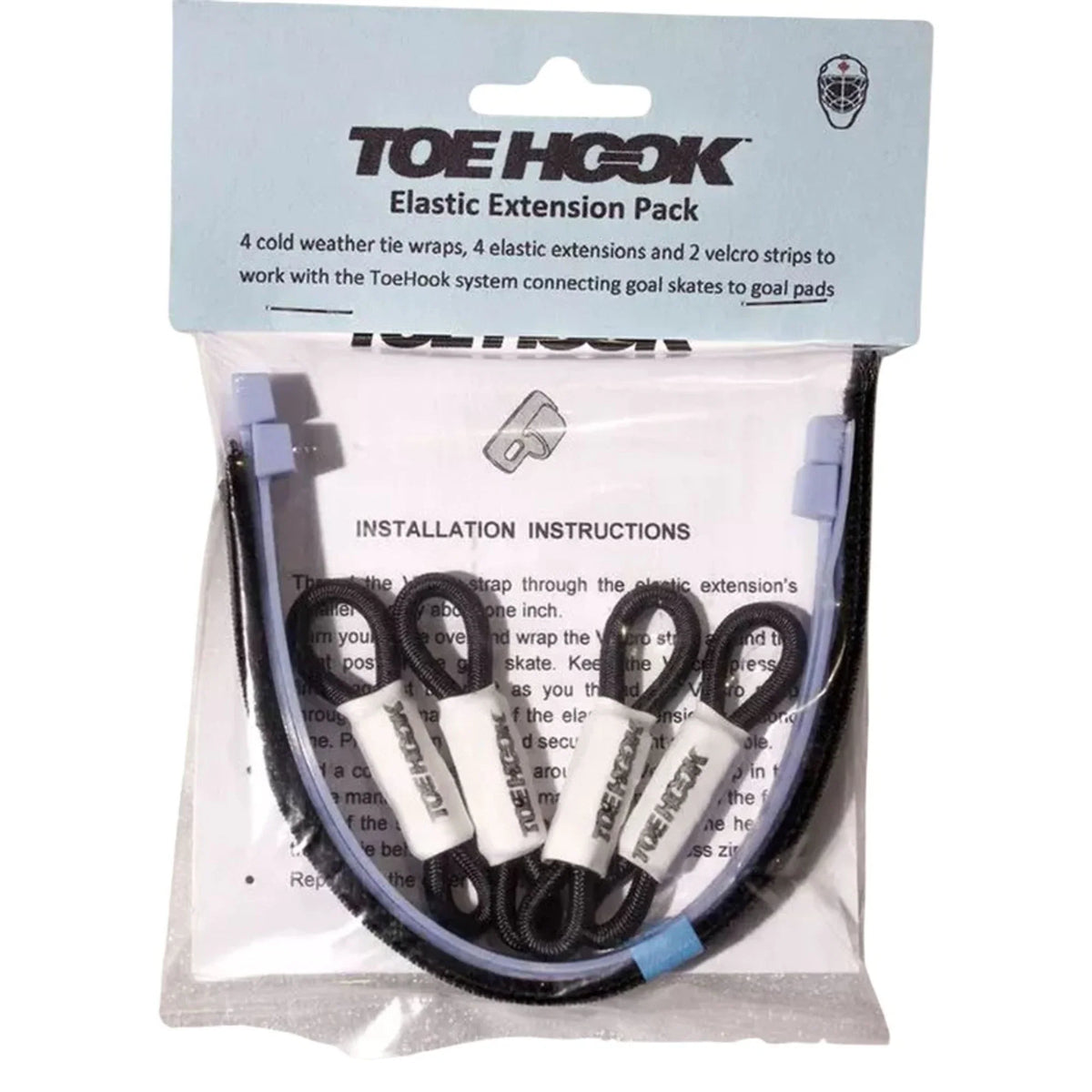 ToeHook Goalie Pad Replacement Accessory Kit - genuine product image, 2000 x 2000, white background