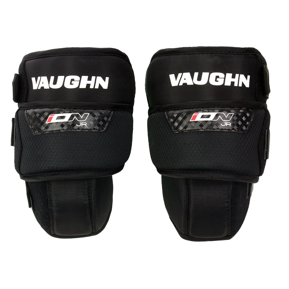 Vaughn VKP ION Junior Goalie Knee and Thigh Guards - front product view