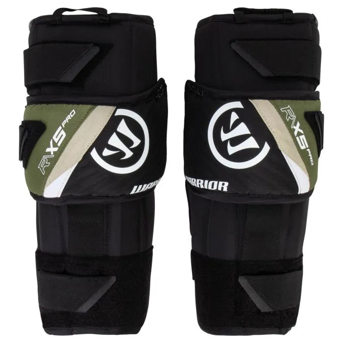 Warrior Ritual X5 Pro Intermediate Goalie Knee Pads - front product view
